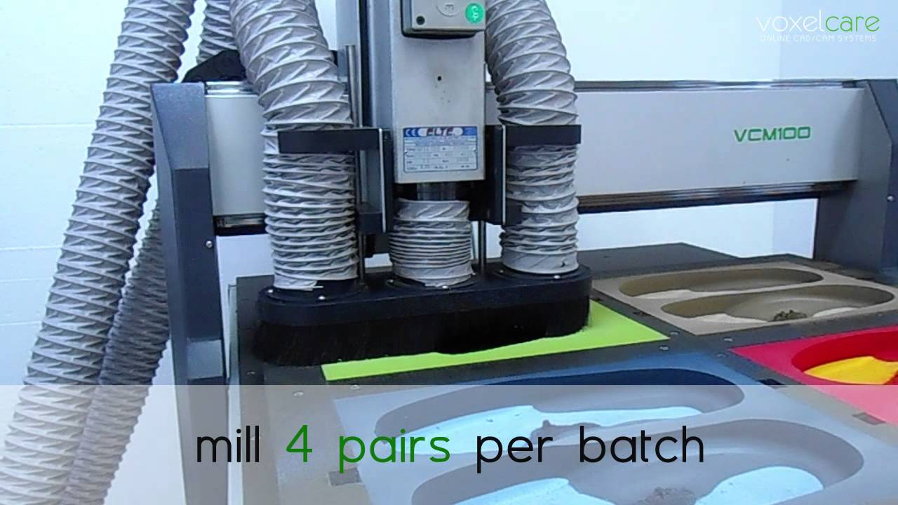 Voxelcare VCM100 Orthotic Insole Milling Machine (4-Pairs)