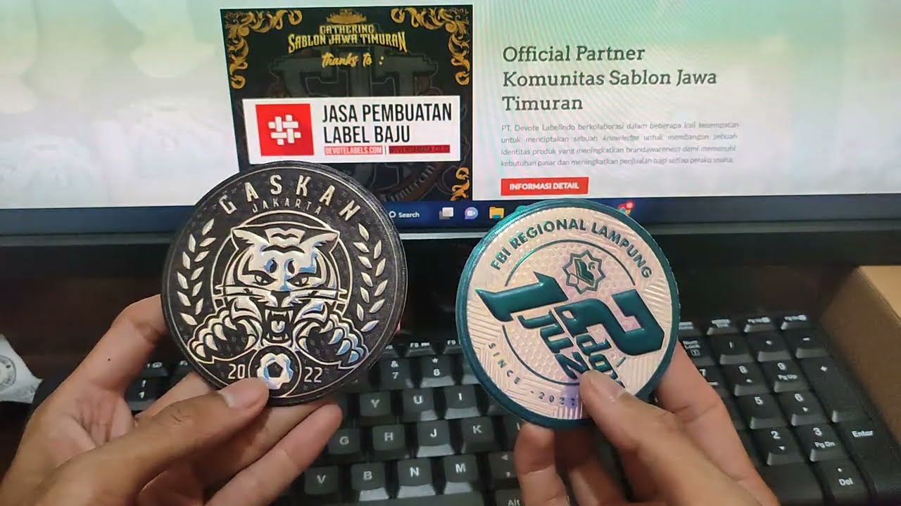 Review Jasa Pembuatan Patch logo baju dari Devote Labels.