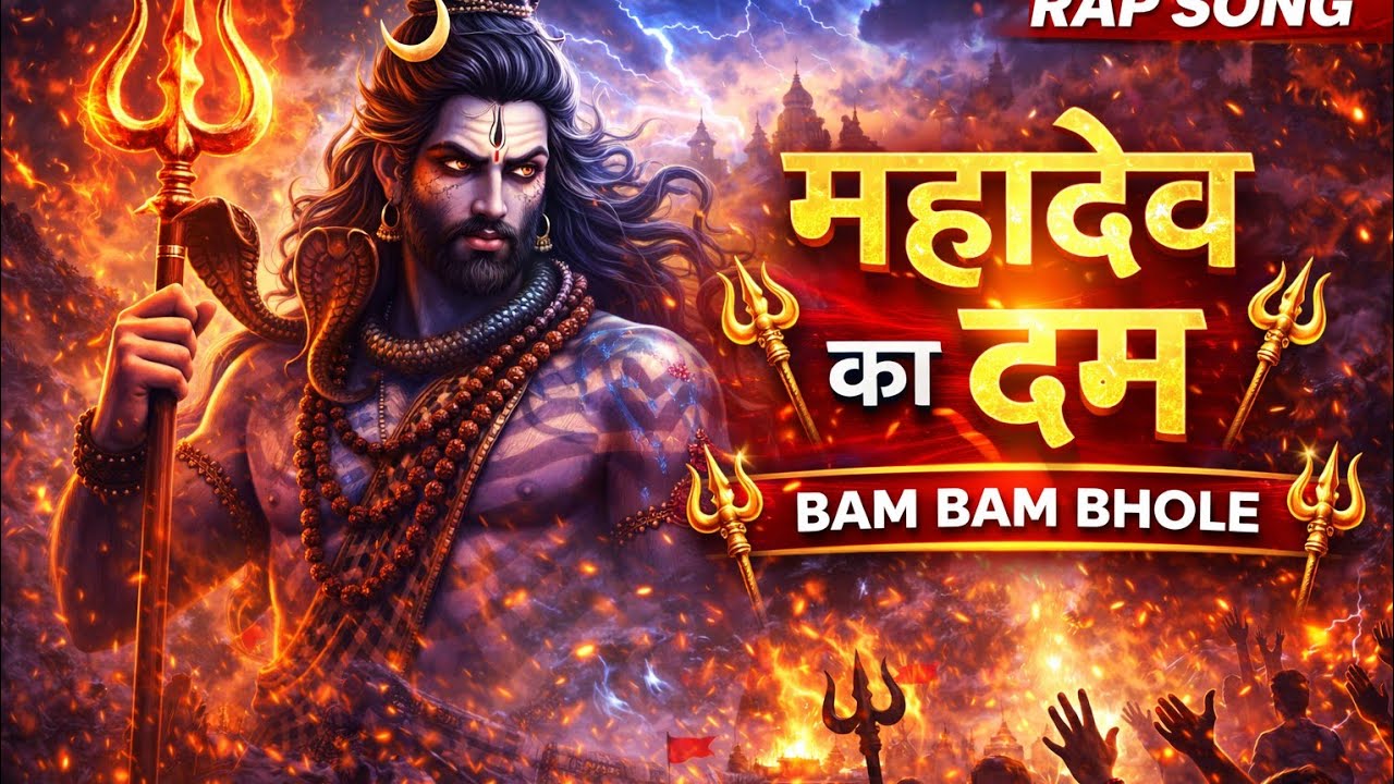 Bam bam bhole 🚩🙏mahadev rap song 🚩 महादेव के दीवाने हे हम ।। जय महाकाल 🙏🙏#originalsong #महकाल #shiv 
