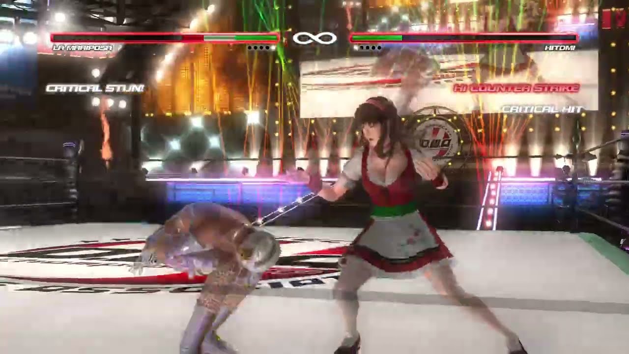 DEAD OR ALIVE 5 Last Round Lisa vs Hitomi