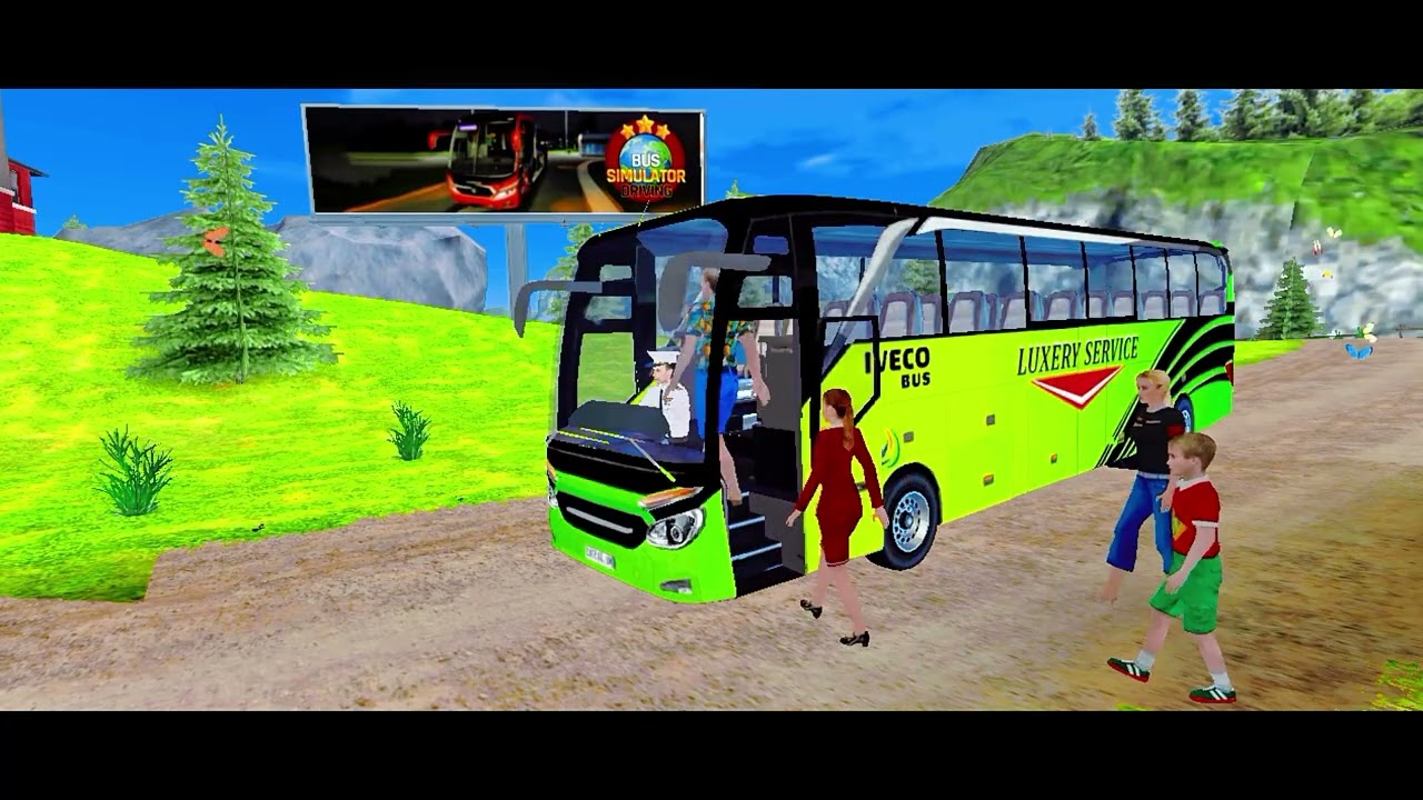 Real Bus Simulator Gameplay | Passenger Pick & Drop Mission Complete 🚌🔥