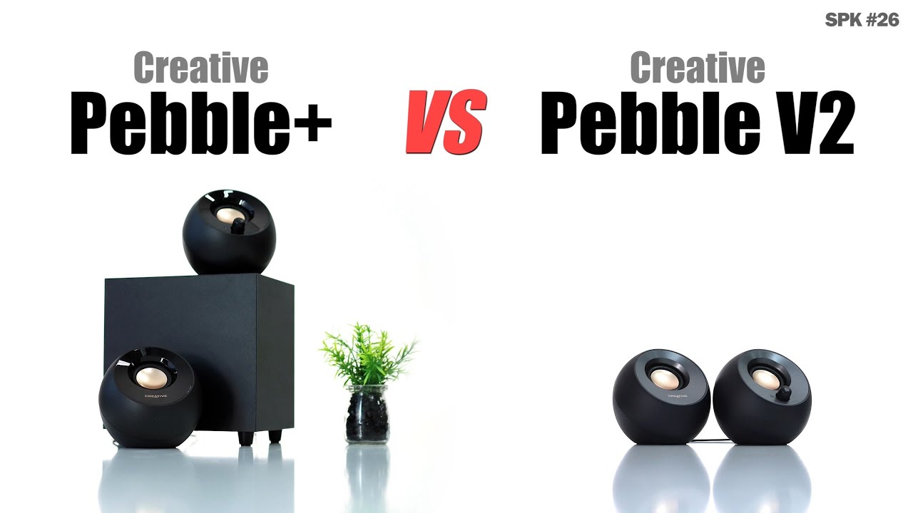 $38 - Creative Pebble Plus 2.1 vs $30 - Creative Pebble V2 / Sound Comparison
