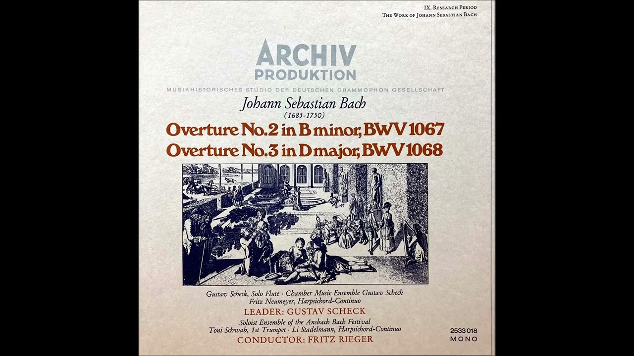 Bach: Overture No.2 -Gustav Scheck- (1954)