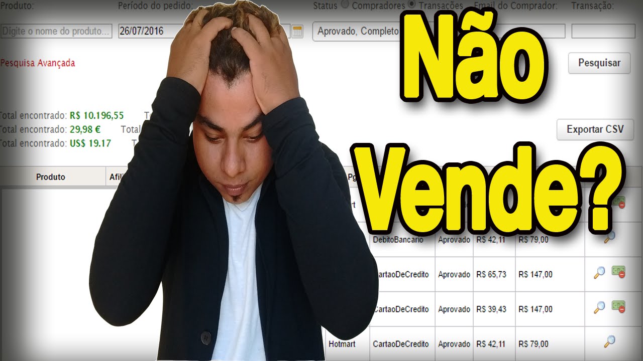 👉 Não Consegue Vender como Afiliado no Hotmart? [MEU DESABAFO]