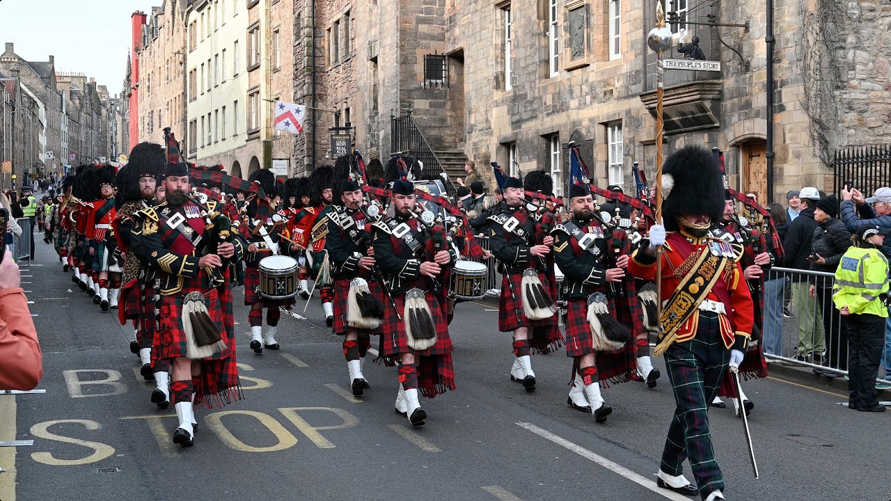 Escort to the Crown The Royal Mile | King Charles in Edinburgh, Scotland | 25th Scottish Parliament