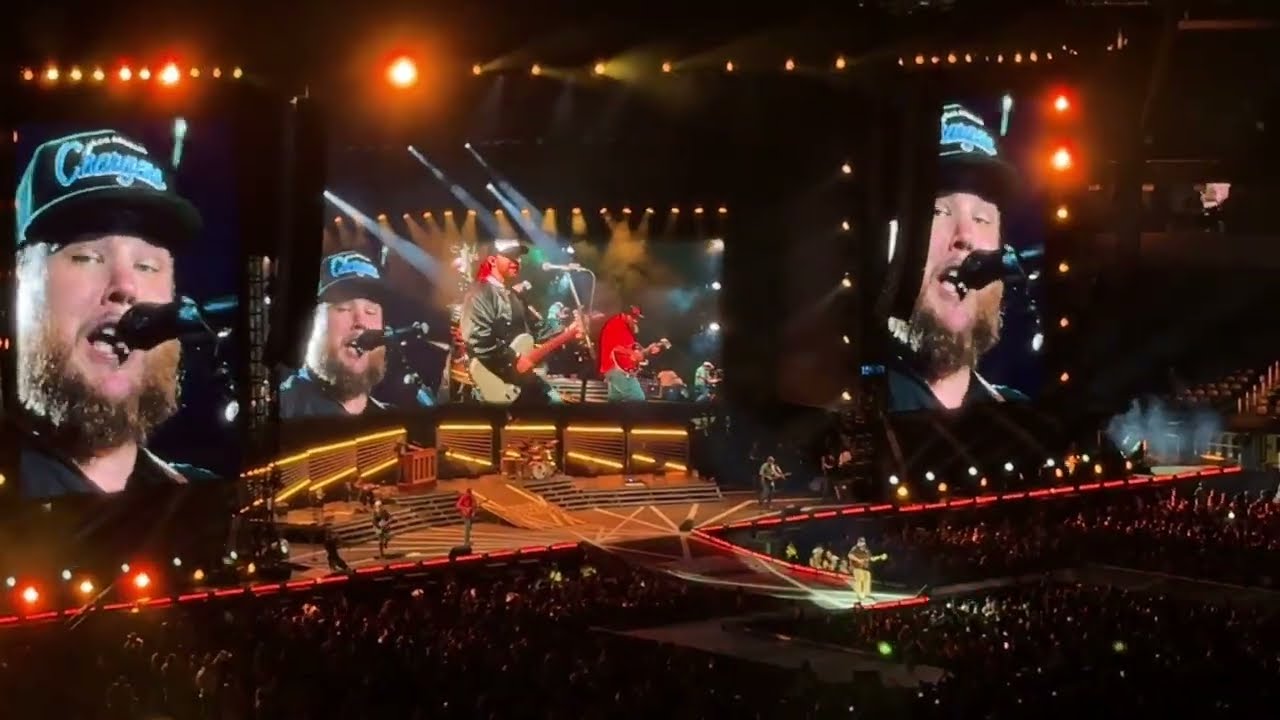 Luke Combs Live in Concert 6/14/2024 at Sofi Stadium.