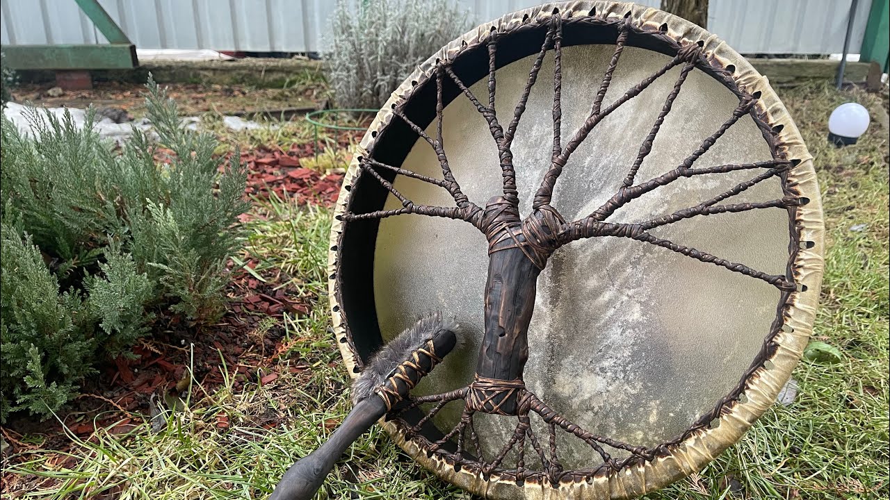 How to make shamanic drum | creating a shamanic drum| birth process of a shamanic drum from MGdrums