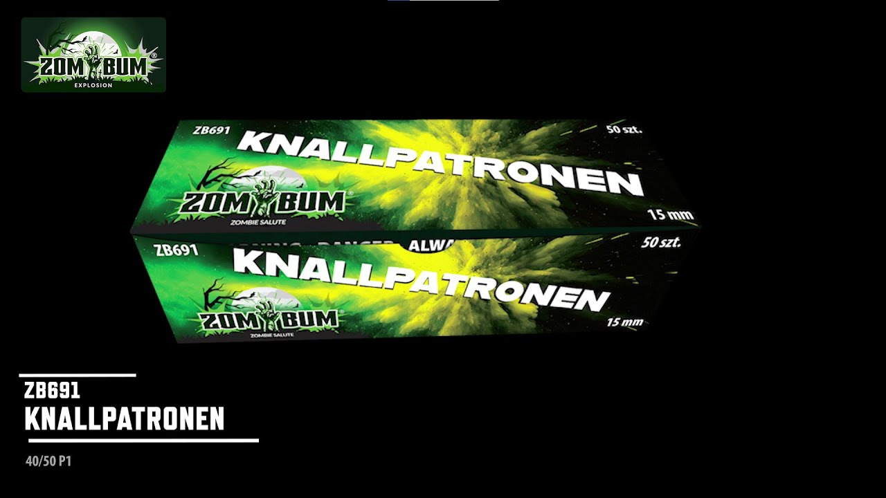 Knallpatronen ZomBum Explosion ZB691
