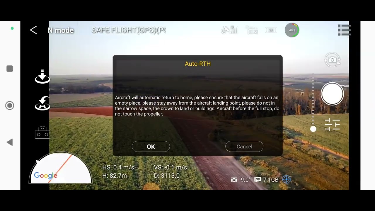 cfly faith 2 se um espetáculo de drone lindo na cor azul,boa camera.3.115km.