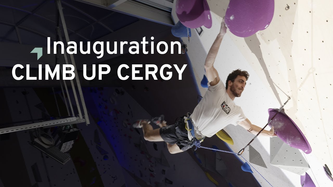 Inauguration de la salle d'escalade Climb Up Cergy