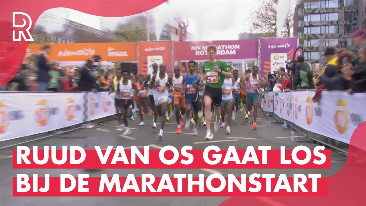 👟 | Zo klonk RUUD VAN OS LIVE bij de START NN MARATHON ROTTERDAM 2025 op RADIO RIJNMOND