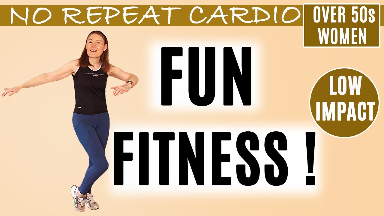30 MINUTE NO REPEAT ENERGETIC CARDIO WORKOUT FOR WOMEN OVER 50 | Lively Ladies