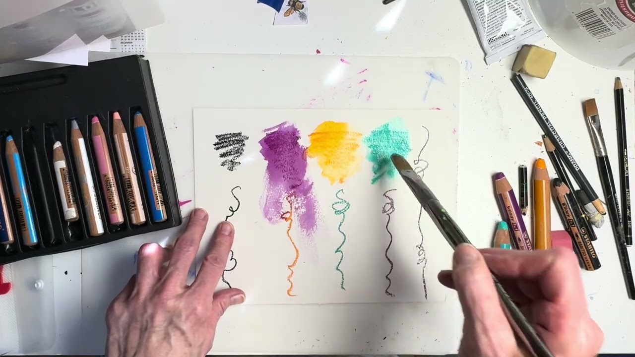 How to Use Water-Soluble Media | My Favorite Art Brand 
