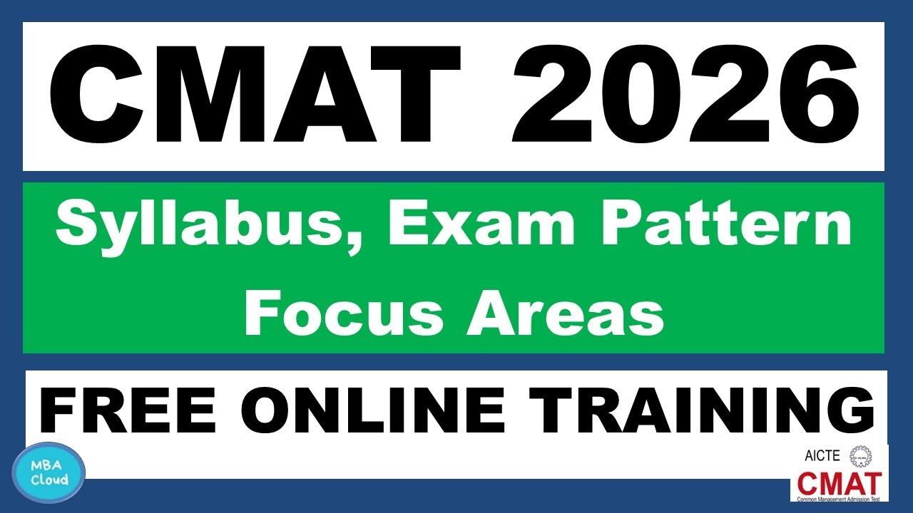 CMAT 2026| Syllabus | Exam Pattern | Preparation Strategy