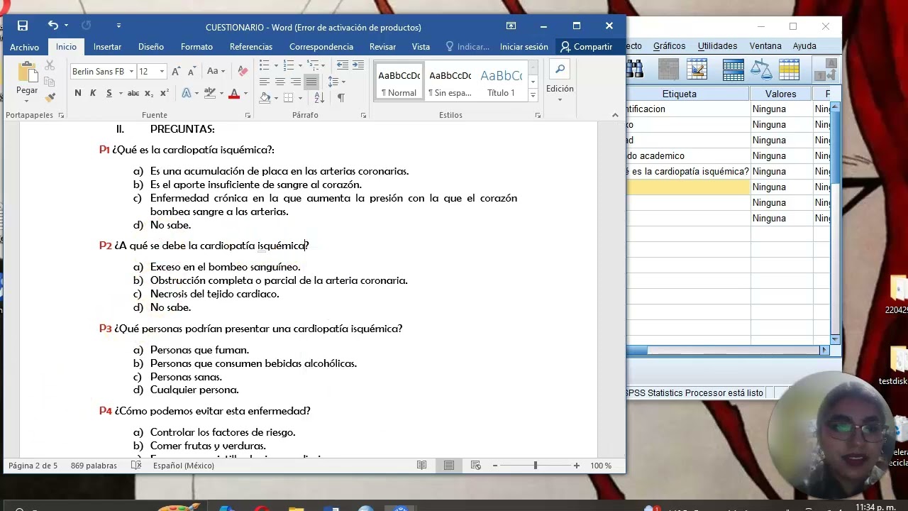 Como ingresar base de datos de una encuesta u cuestionario al SPSS