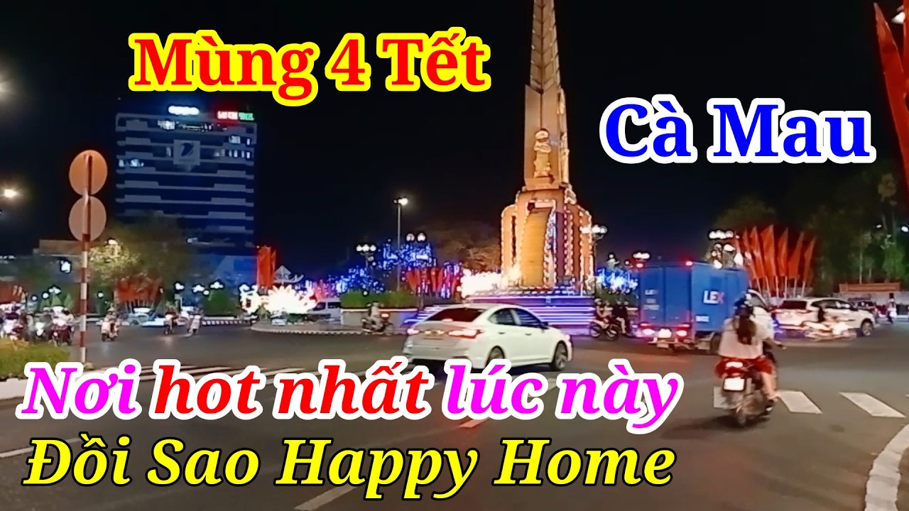 Đêm Mùng 4 Tết Cà Mau 2026 