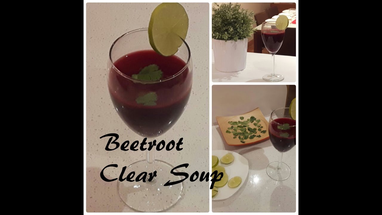 Impress your guest with Healthy & Delicious Beetroot Clear Soup #BeetrootSoup #Soup #ironrichfood