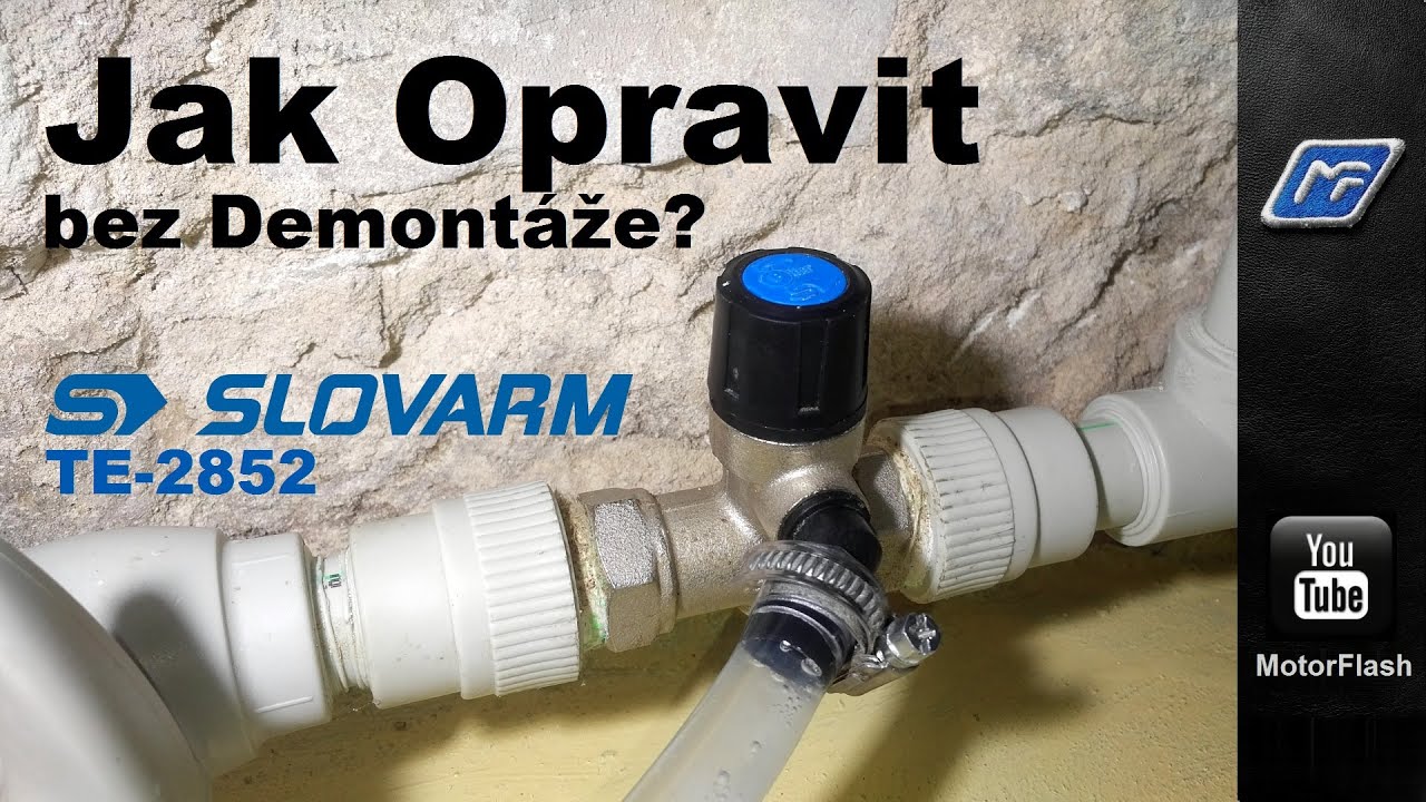 Jak bez Demontáže Opravit Přetlakový Ventil TE-2852 / How to Repair Safety Valve without disassembly