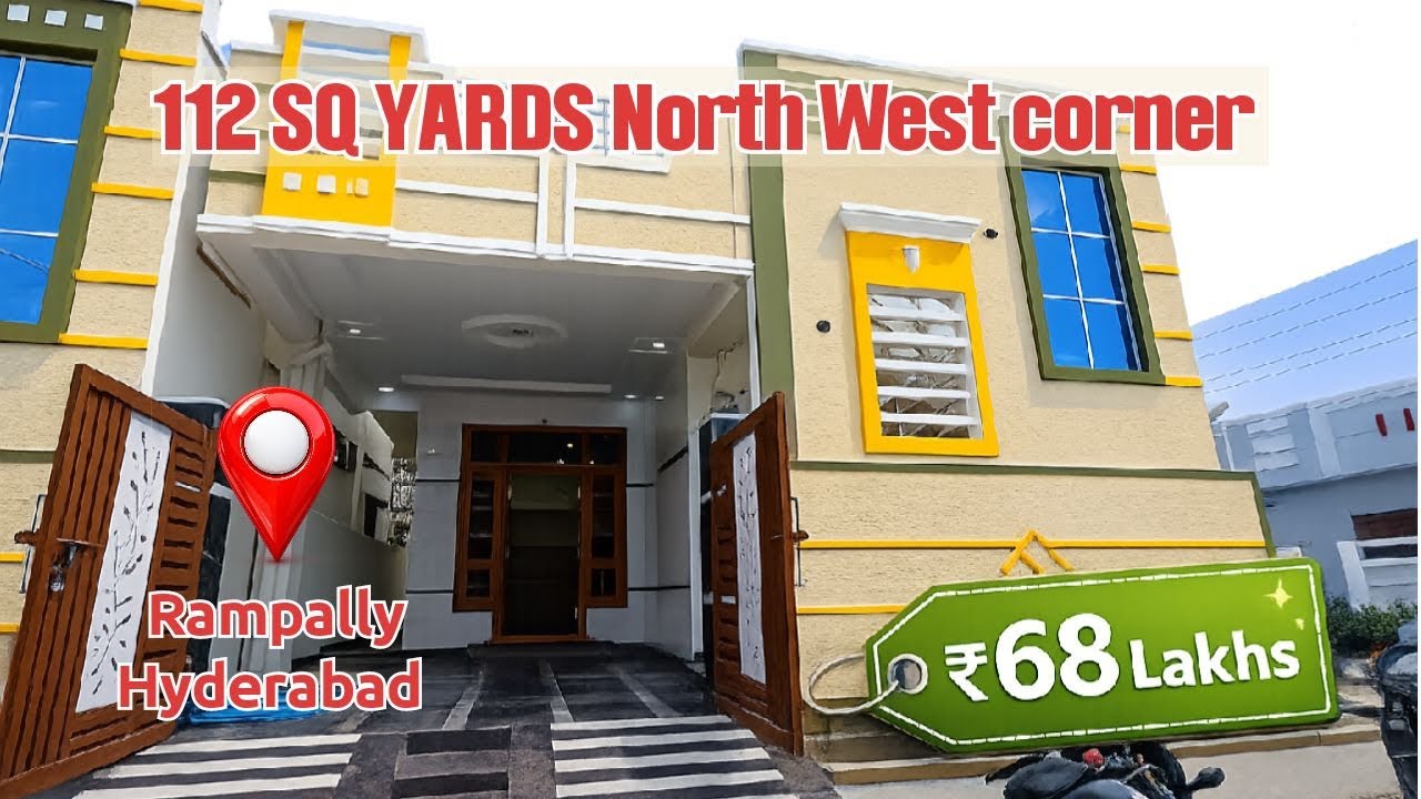 112 SQYD North-West corner 2BHK independent house for sale in Rampally Hyderabad 