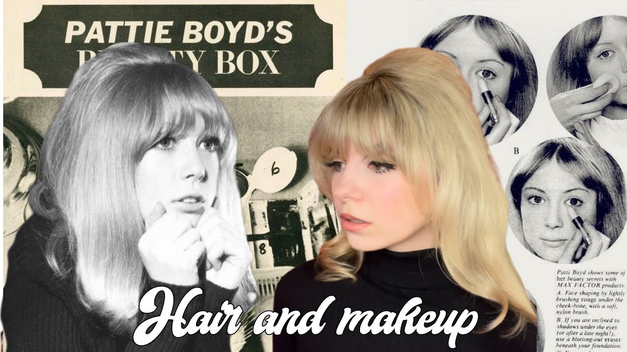 Pattie Boyd hair and makeup tutorial