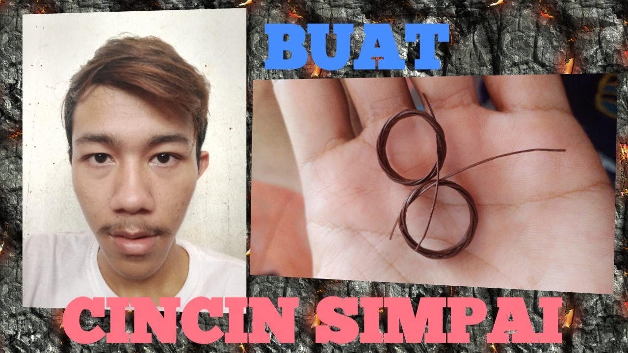 Membuat Cincin Simpai Dari Rotan/Resam