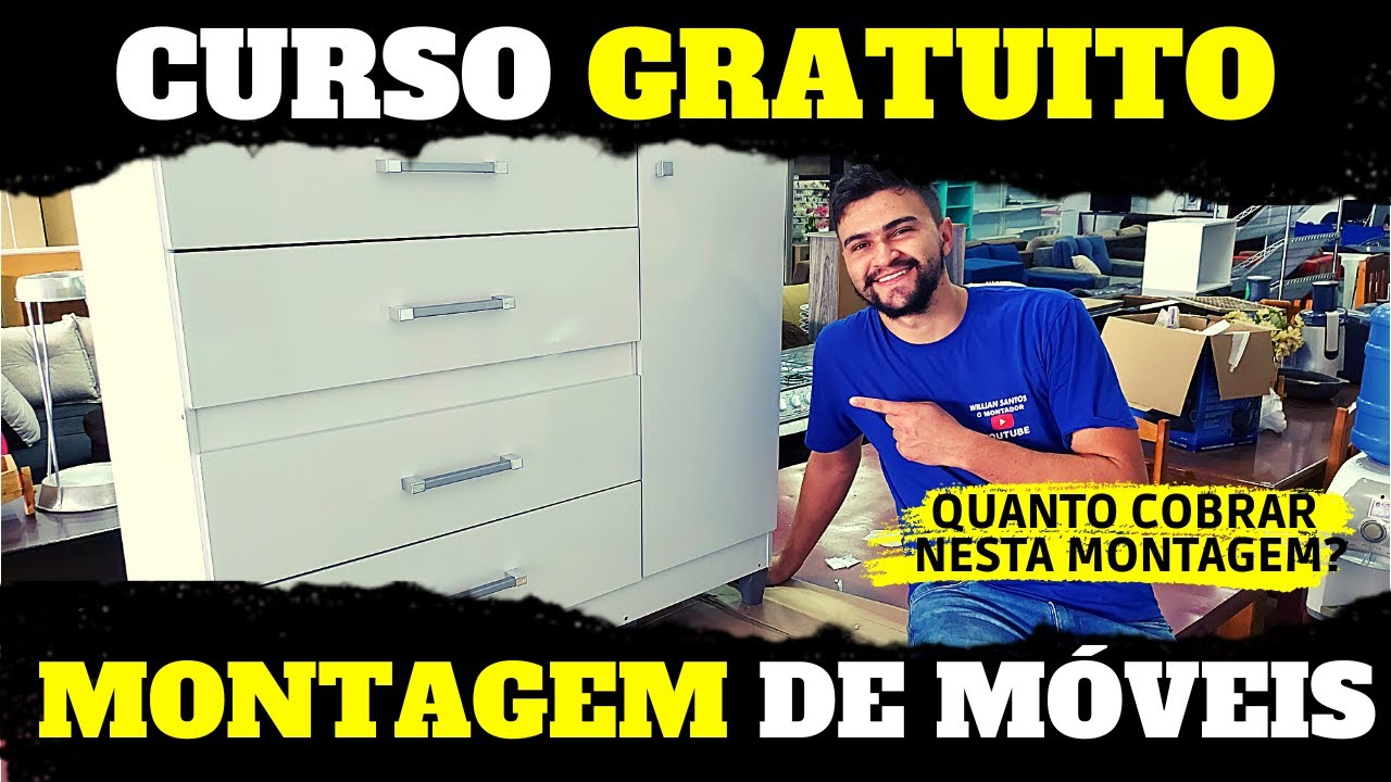 APRENDA A MONTAR MÓVEIS | AULA GRATUITA | @iwilliansantos