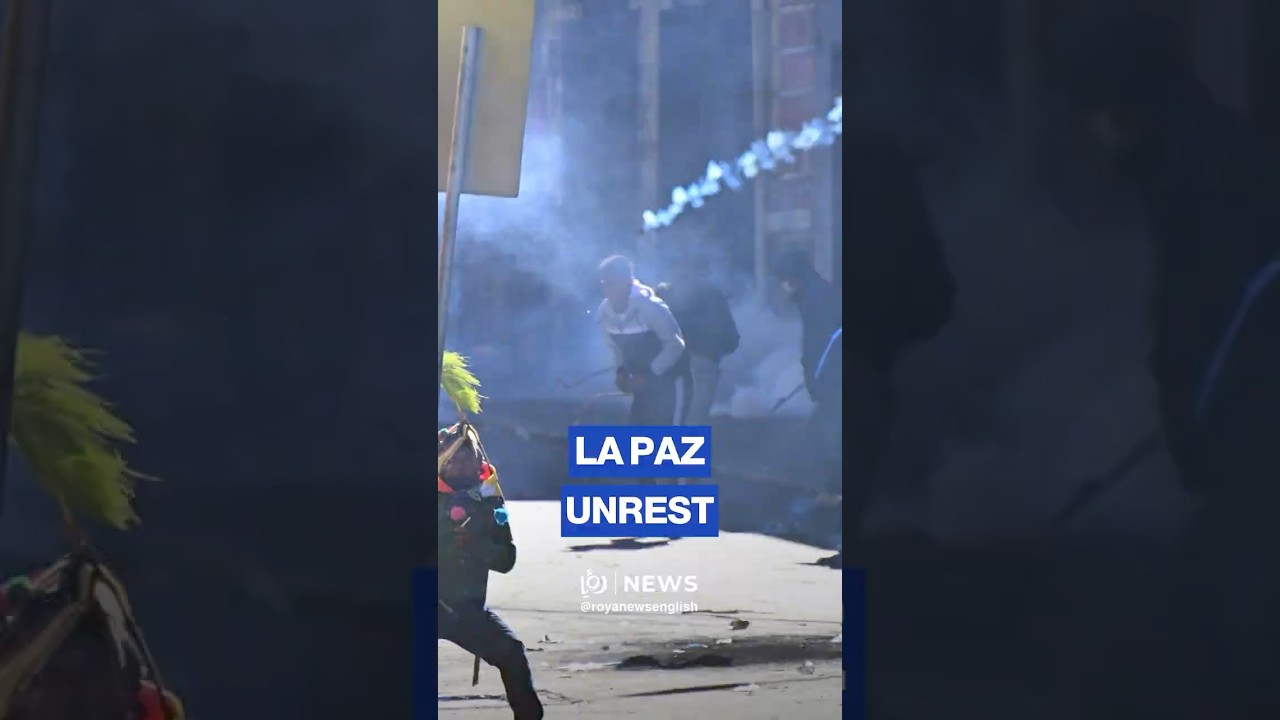 Clashes erupt in La Paz during protest march