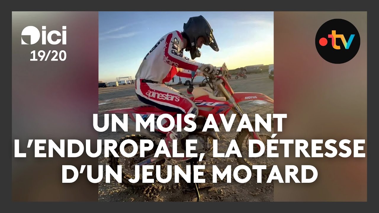 Cambriol&eacute;, un jeune pilote perd sa moto, un mois avant l'Enduropale