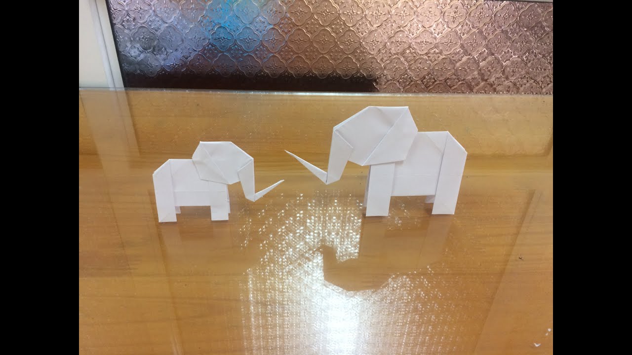 Origami Elephant Easy - How To Make Elephant Easy