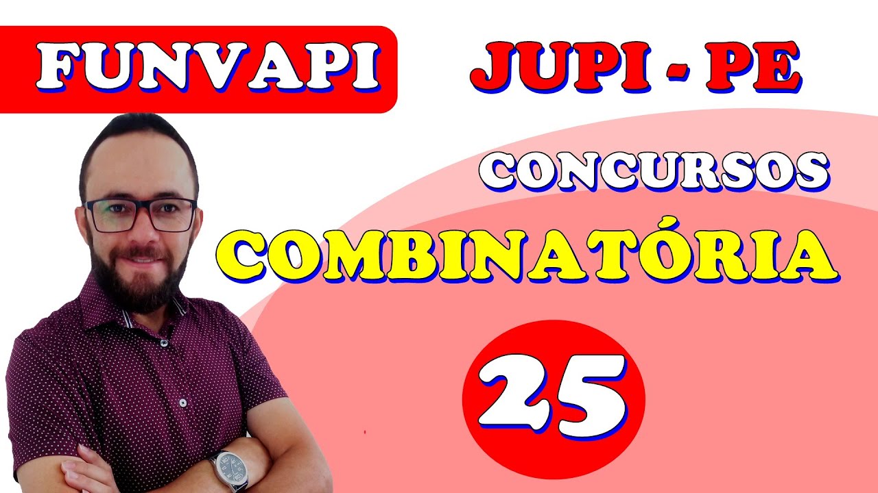 📚 FUNVAPI - JUPI-PE 2022  - MÉTODOS DE CONTAGEM