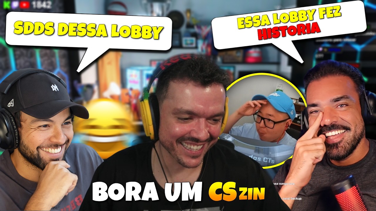 GAULES VOLTOU PARA O LOBBY DO ALASTRO😂😂 (Nak, Gaules, Liminha e Bt)