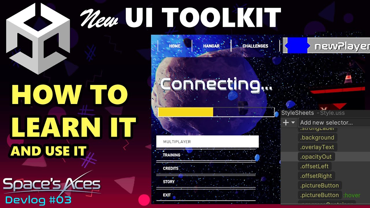 Unity's UI Toolkit & UI Builder: What is It, and How Do You Make It Work ? - Space's Aces Devlog #03