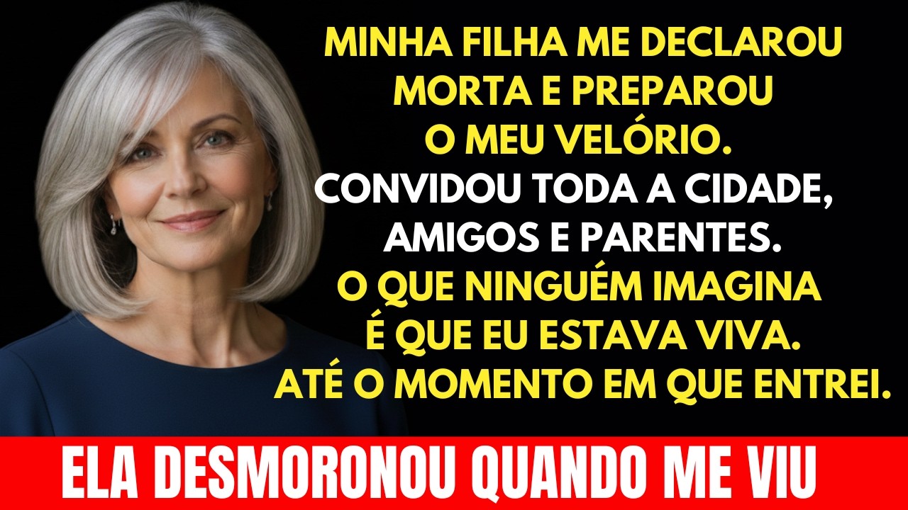 Minha filha postou minha morte no Facebook… Coloquei meu melhor vestido e fui no meu próprio velório