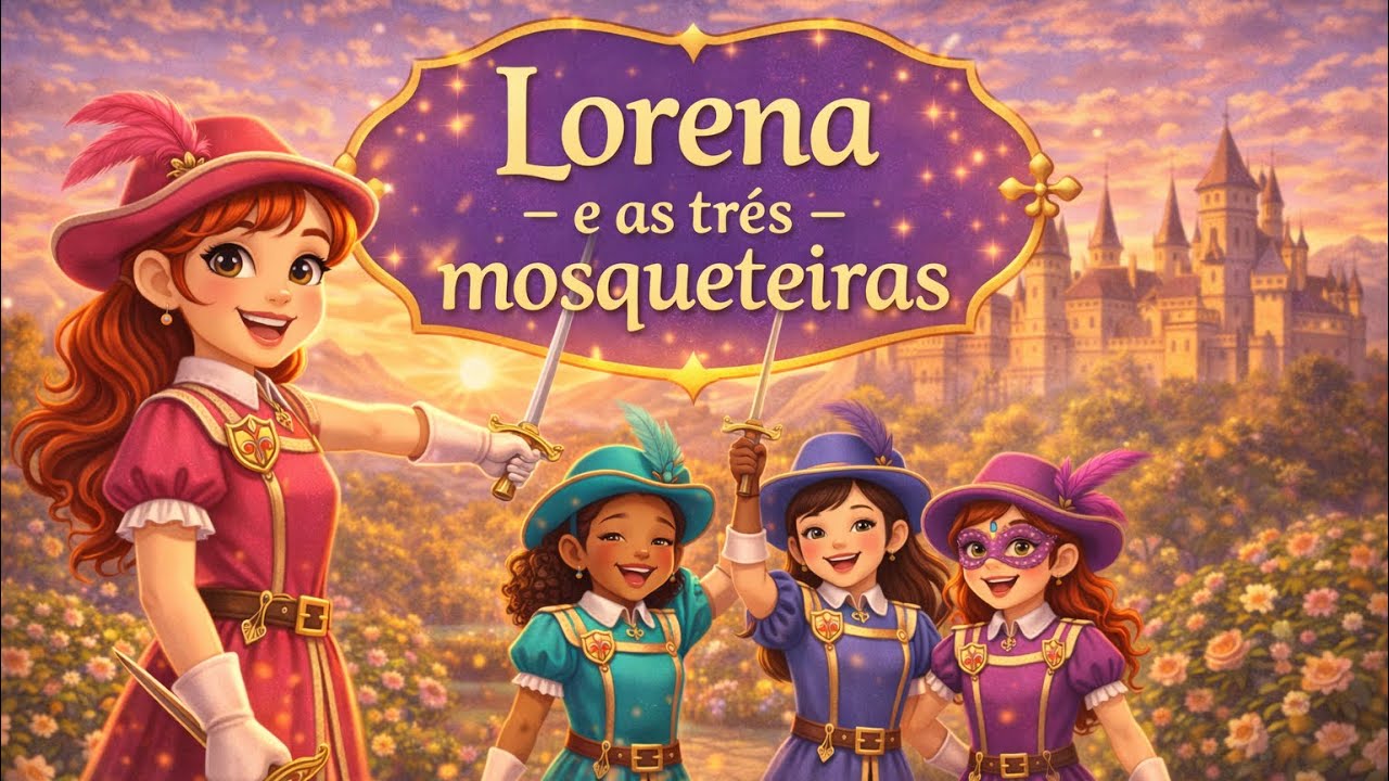 Lorena e as três mosqueteiras ⚔️⚔️