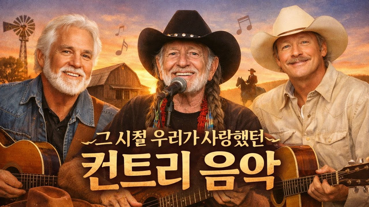 그 시절 우리가 사랑했던 컨트리 음악 🎸 7080 추억의 올드 컨트리 명곡 베스트 🎸Kenny Rogers, Willie Nelson, Alan Jackson