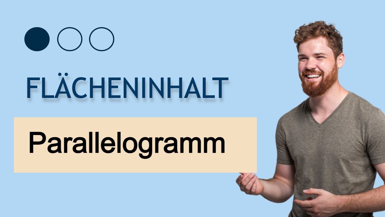 Parallelogramm. Flächeninhalt. Herleitung. Flächeninhalt berechnen.