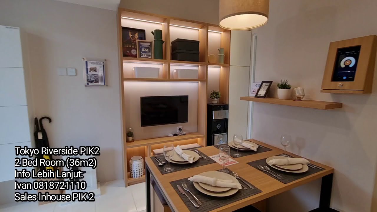 2BR Apartemen PIK 2 Tokyo Riverside PIK2 (2BR 36m2)
