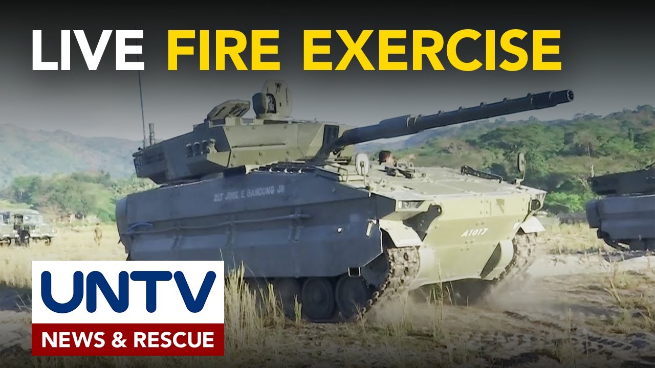 Bagong army Sabrah light tank, nasubukan sa live fire exercise sa Tarlac