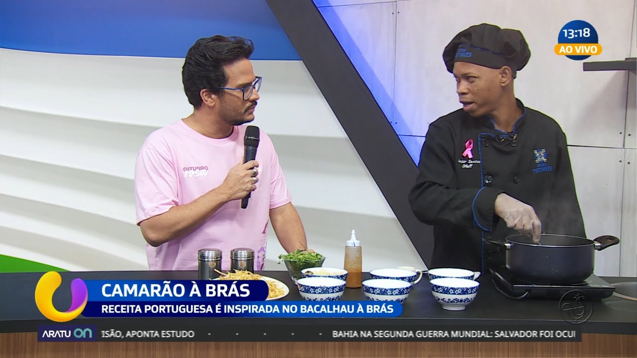 Camarão à Brás: Receita portuguesa  inspirada no famoso prato de bacalhau