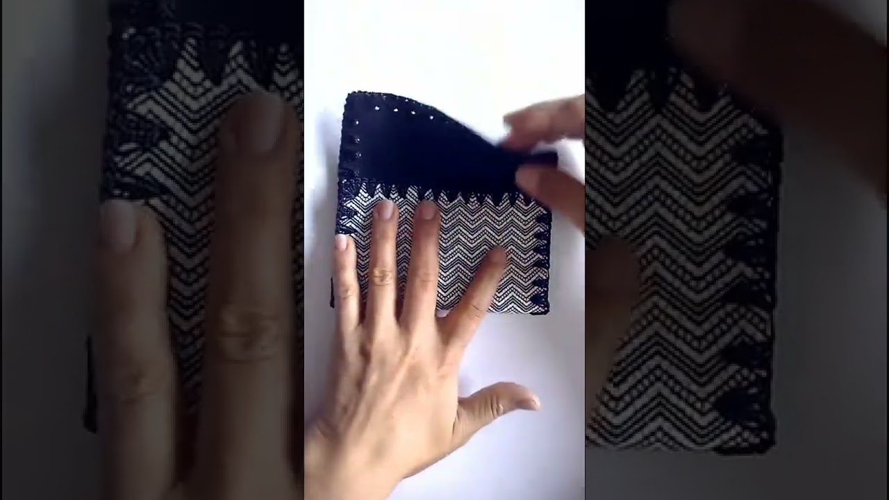 monedero en cuero tejido a crochet