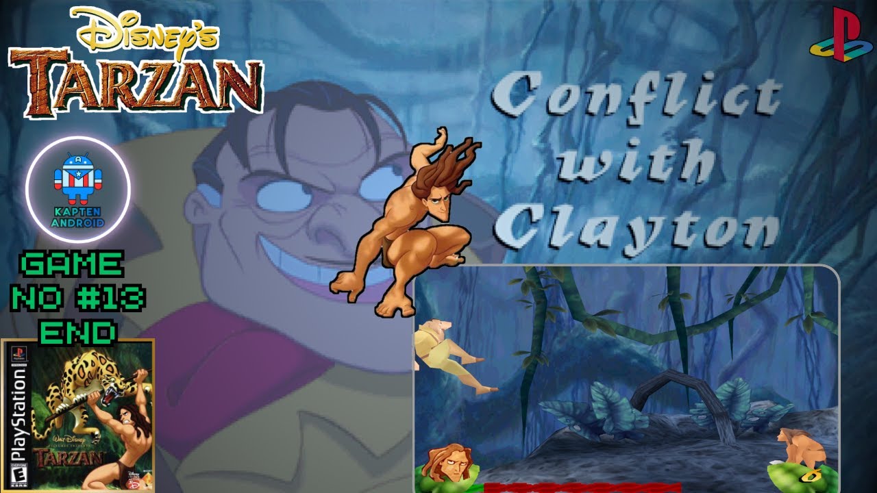 Disney's Tarzan PS1 - Level 13 : Conflict With Clayton END