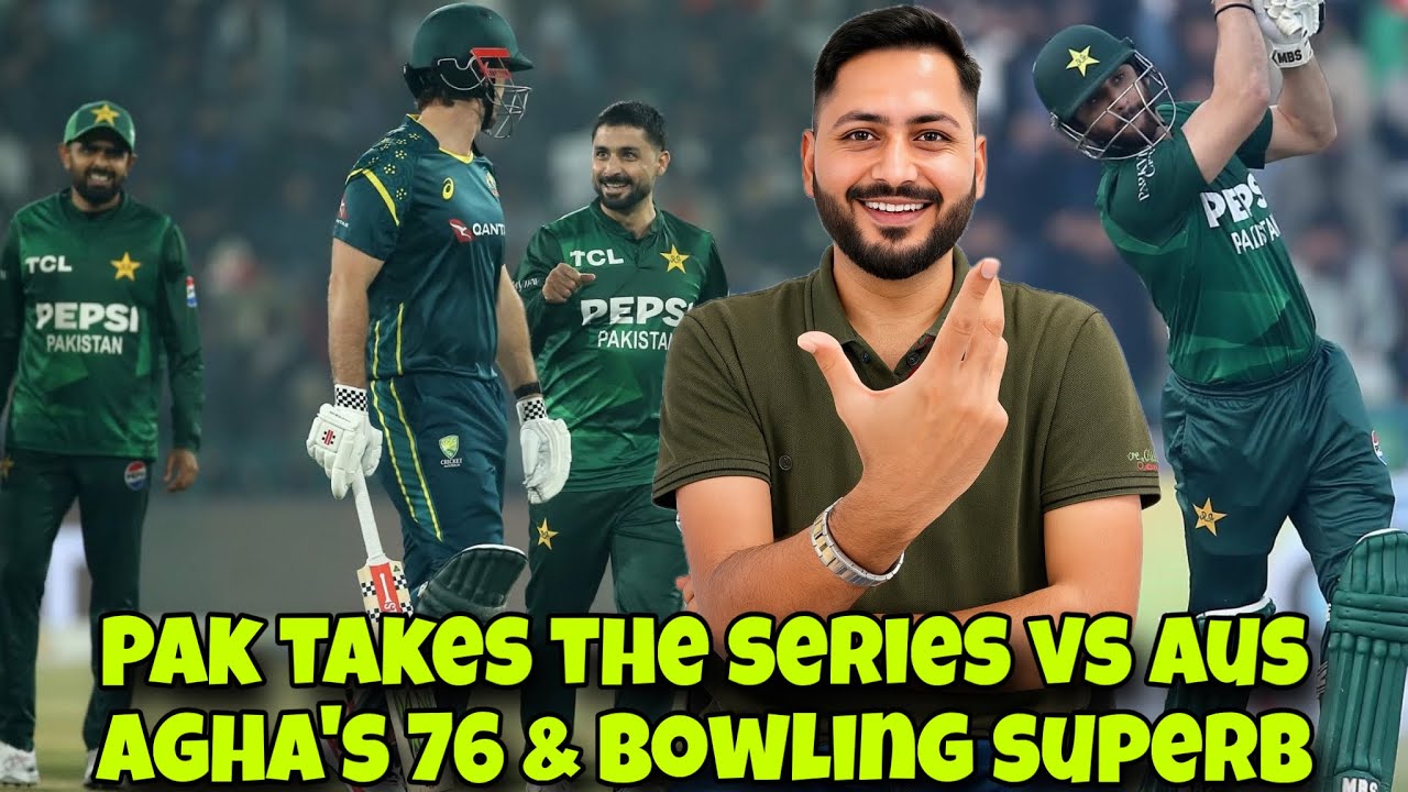 Pakistan Takes the series! Agha 76 & bowling blitz seal 2-0 win vs Aus! Ep 436 