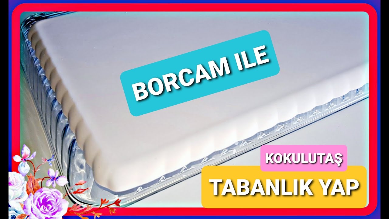 ✅📌 KOKULU TAŞ》BORCAM'DAN TABANLIK YAPTIM😍📌DUFTSTEIN 》AUFLAUFFORM ALS BODEN VERWENDET📌✅