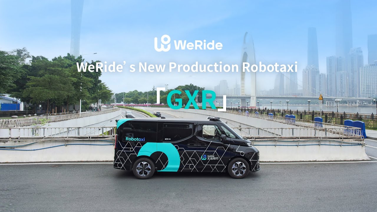 WeRide Unveils New Production Robotaxi GXR Leveraging 1,800 Days of Operations