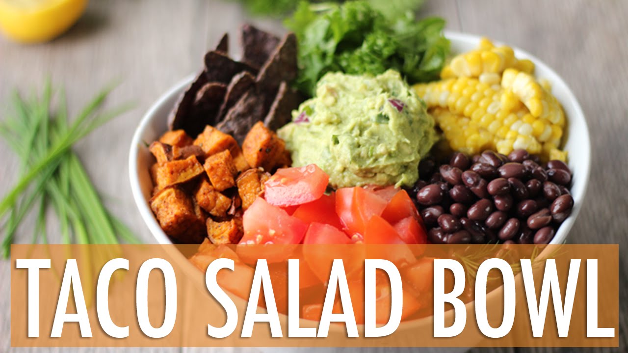 HEALTHY TACO SALAD BOWL | Vegan & Gluten Free