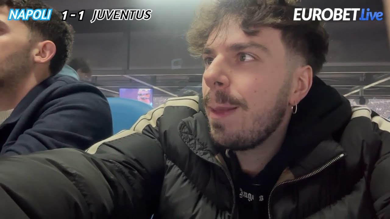 REACTION LIVE  AL MARADONA NAPOLI 2-1 JUVENTUS + SORPRESA!