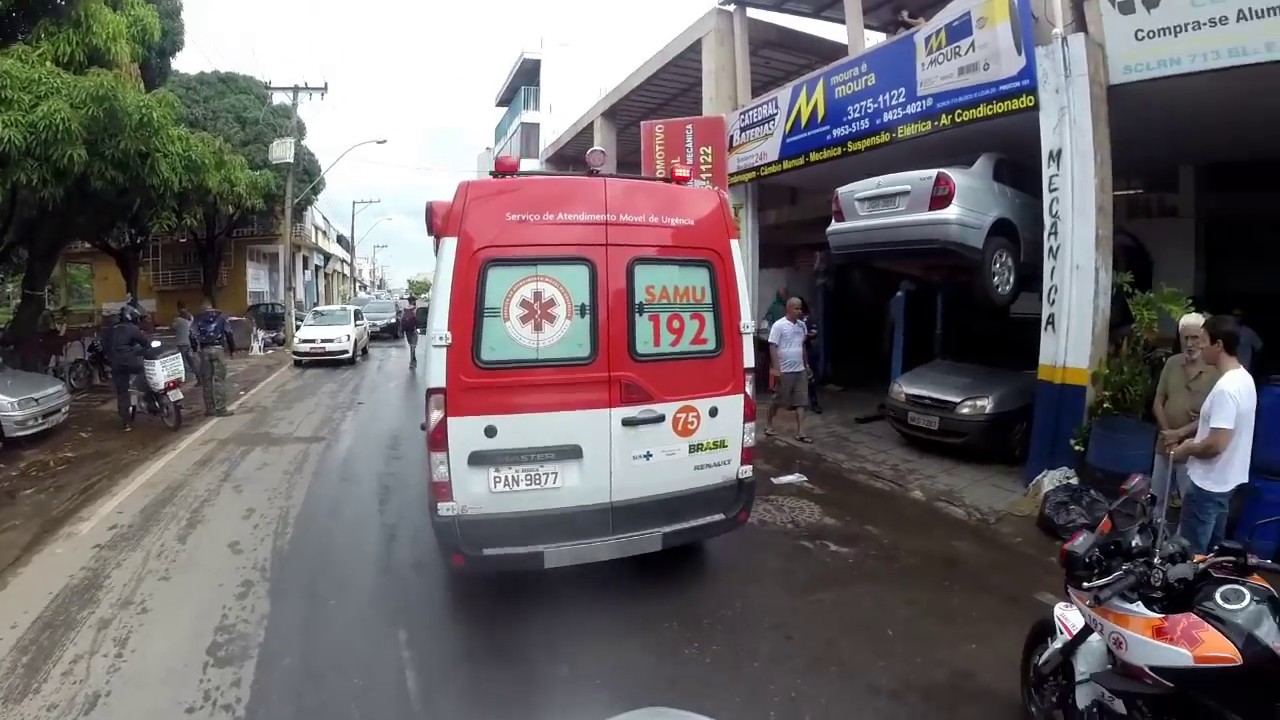Trabalhador baleado  / GMAU SAMU-DF / Ambulance Motorcycle