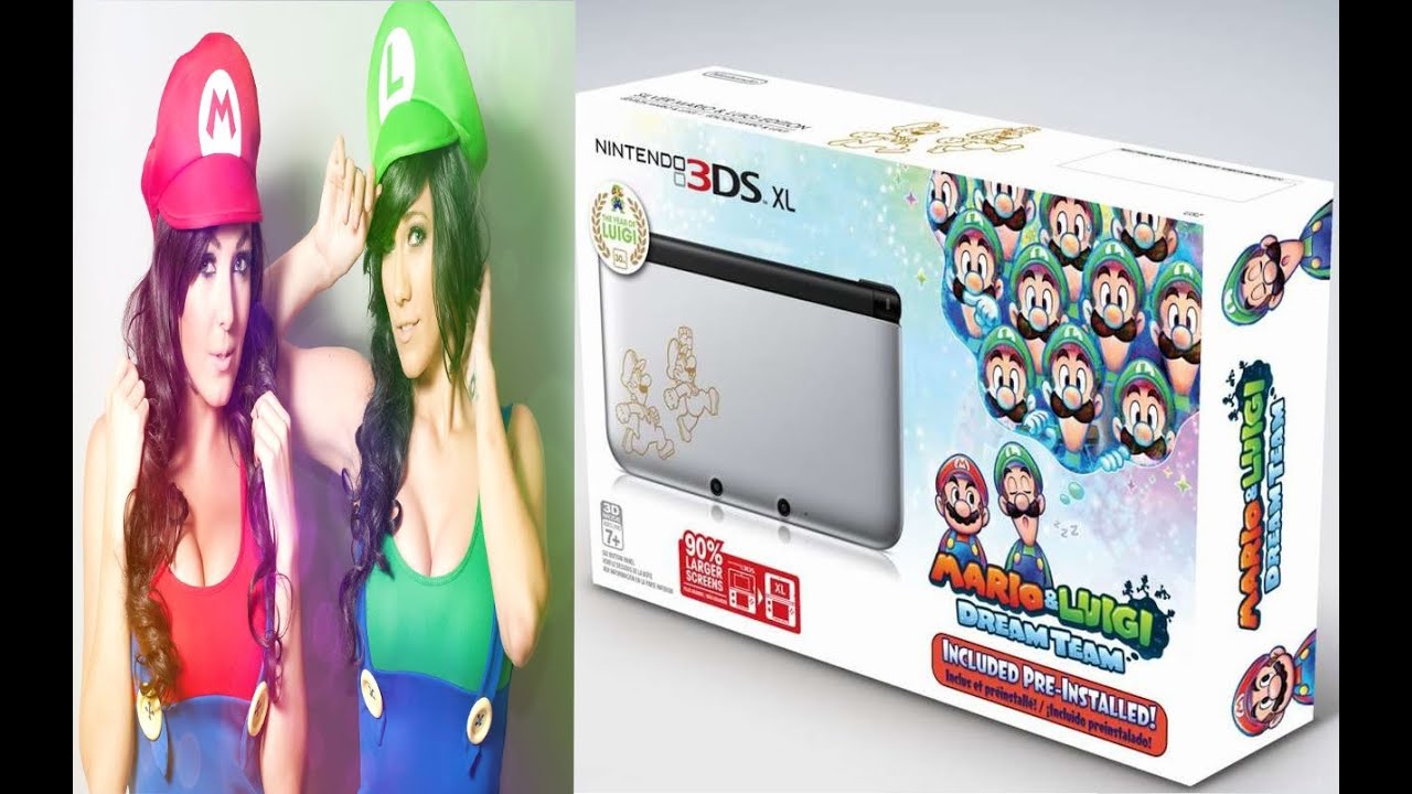 3DS XL Silver Mario & Luigi Edition(unboxing em PT-BR)