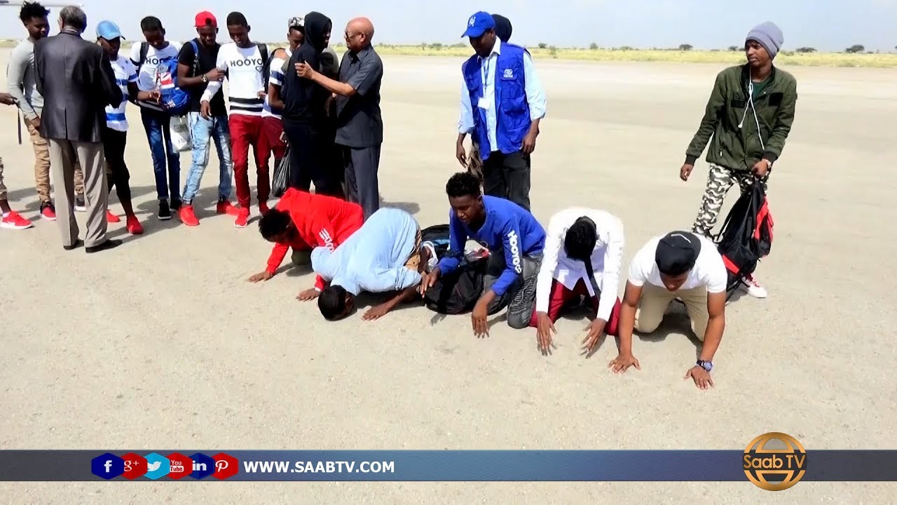 Dhalinyaro Tahriibayaal Ah Oo Lagusoo Dhaweeyay Hargaysa