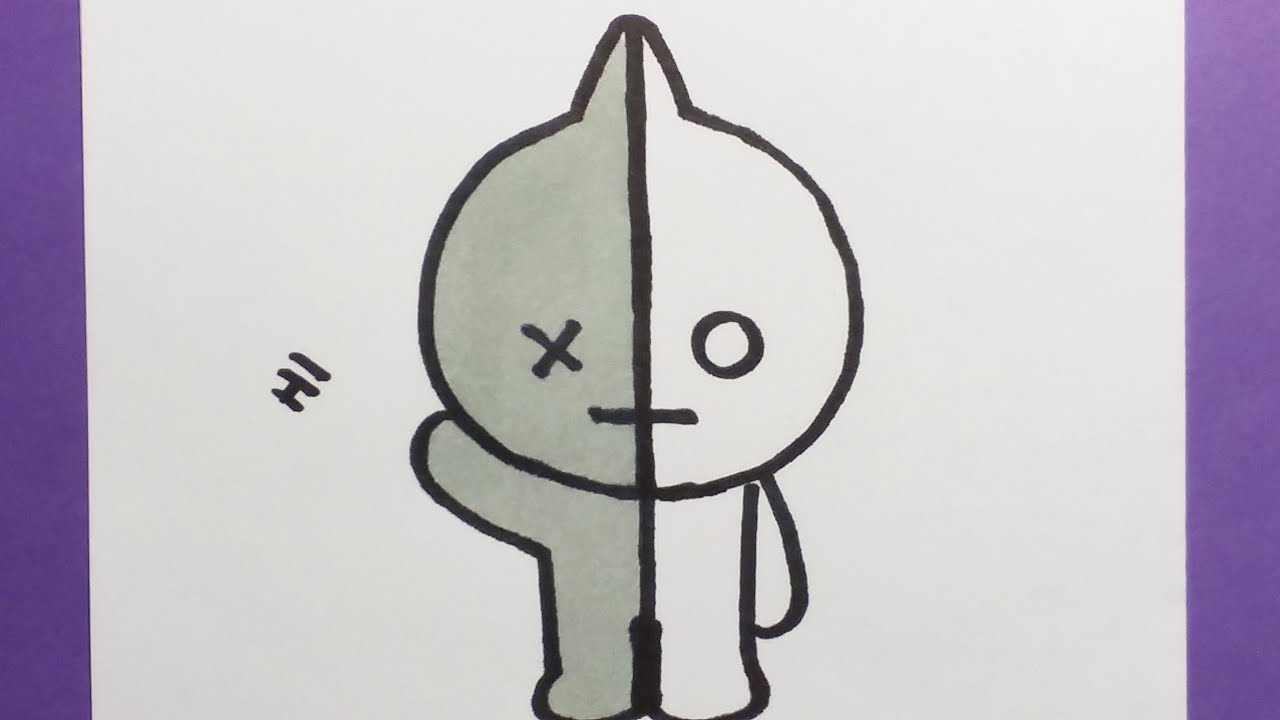 HOW TO DRAW VAN, BT21